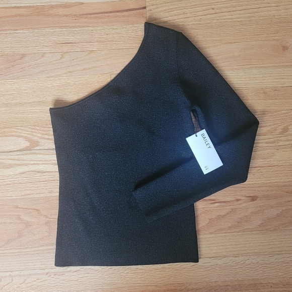 Bailey 44 Ribbed One-Shoulder Top - Picture 6 of 11